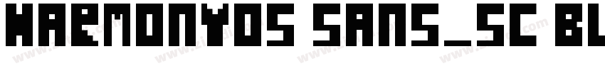 Harmony0S Sans_SC Bl字体转换